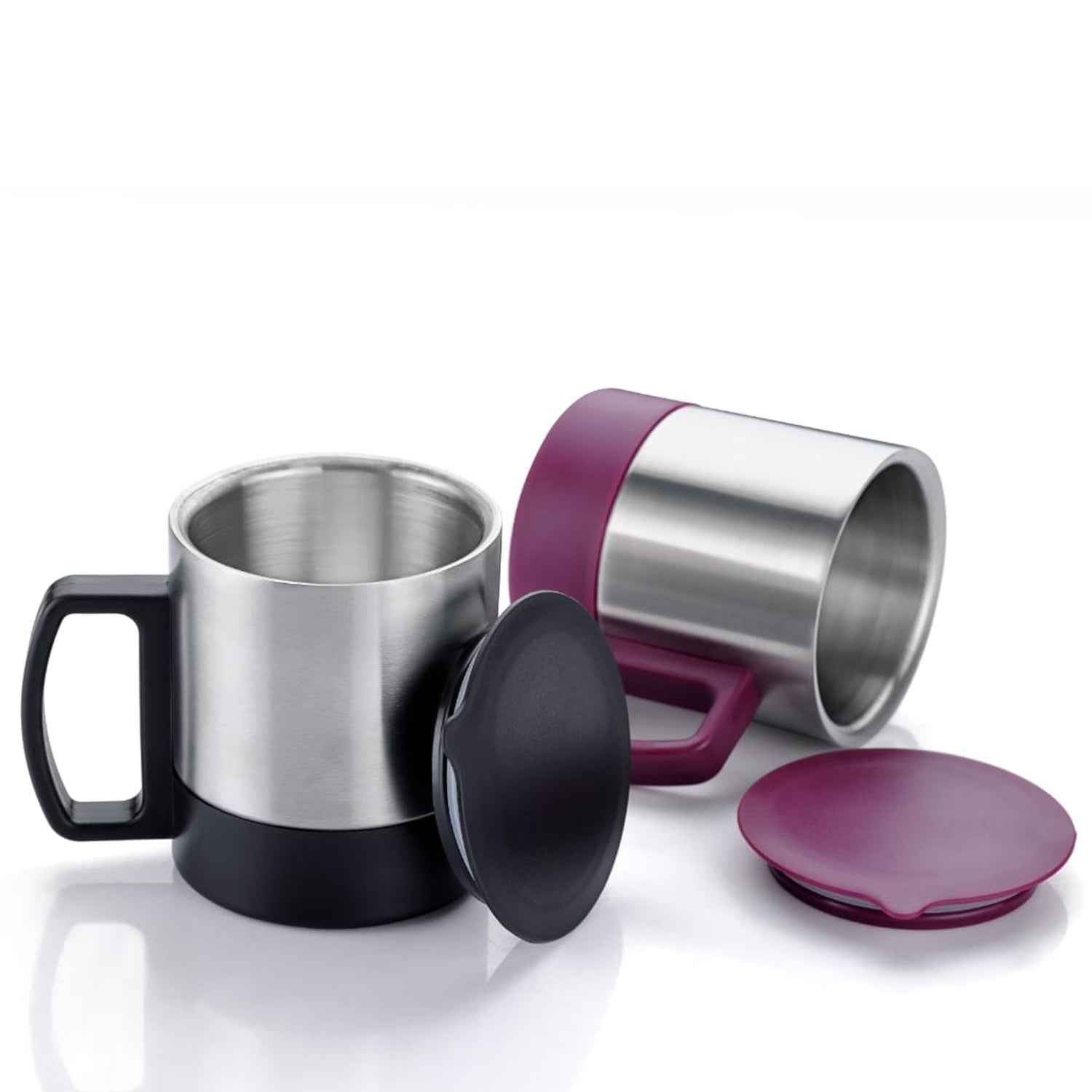 Insulated Steel Coffee Mug – Spill-Proof, Hot & Cold Drink | Mug Wala