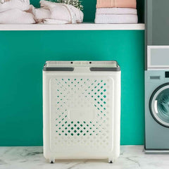 Foldable Laundry Basket with Wheels – Portable & Ventilated