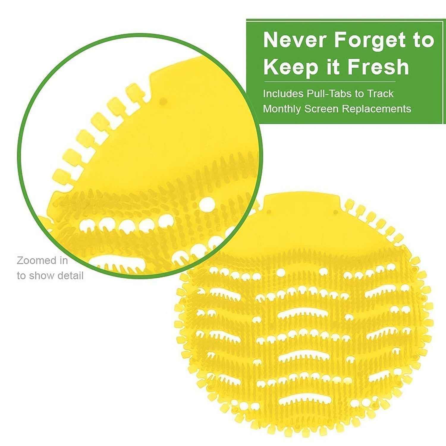 Urinal Screen Deodorizer Mat – Long-Lasting Odor Control & Anti-Splash
