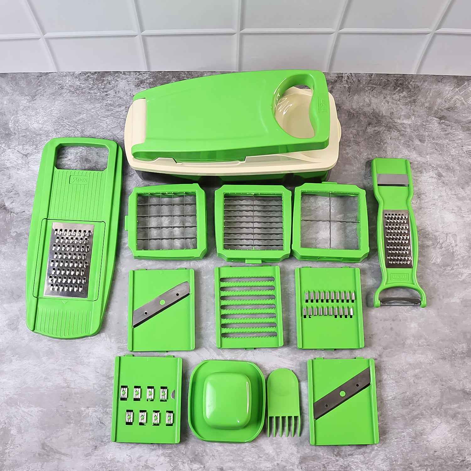 14-in-1 Vegetable Chopper – Multipurpose Fruit & Veg Slicer Set