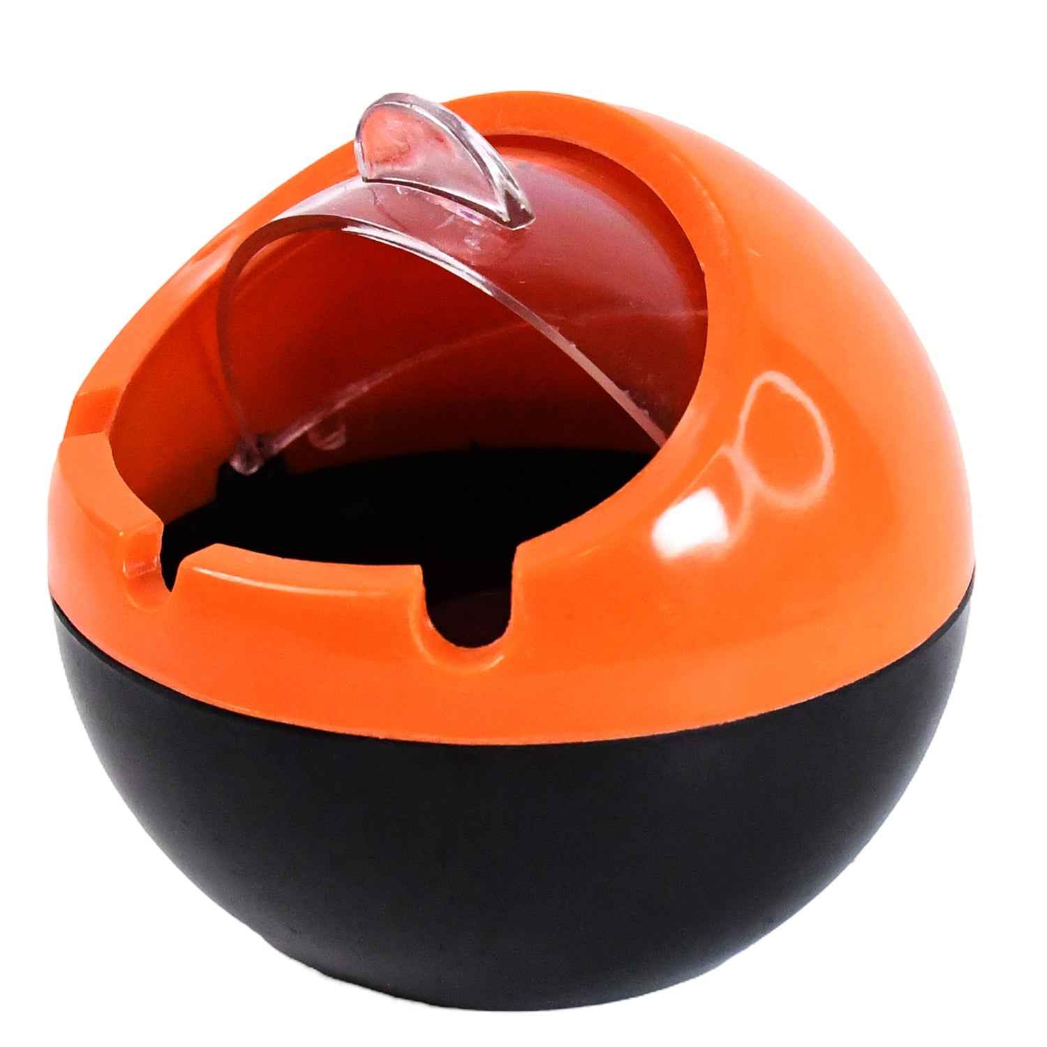 Ball Ashtray with Lid – Windproof Portable PP Plastic Ashtray