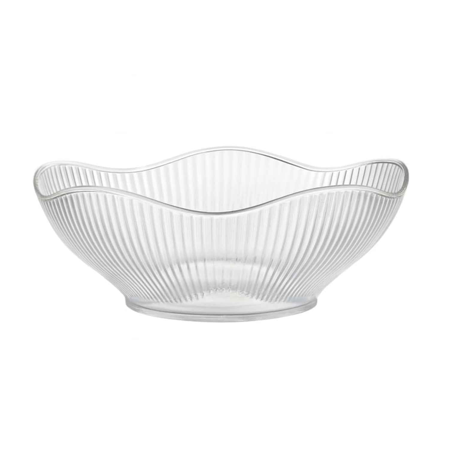 Plastic Fruit Storage Basket – Durable & Elegant Ripple Design