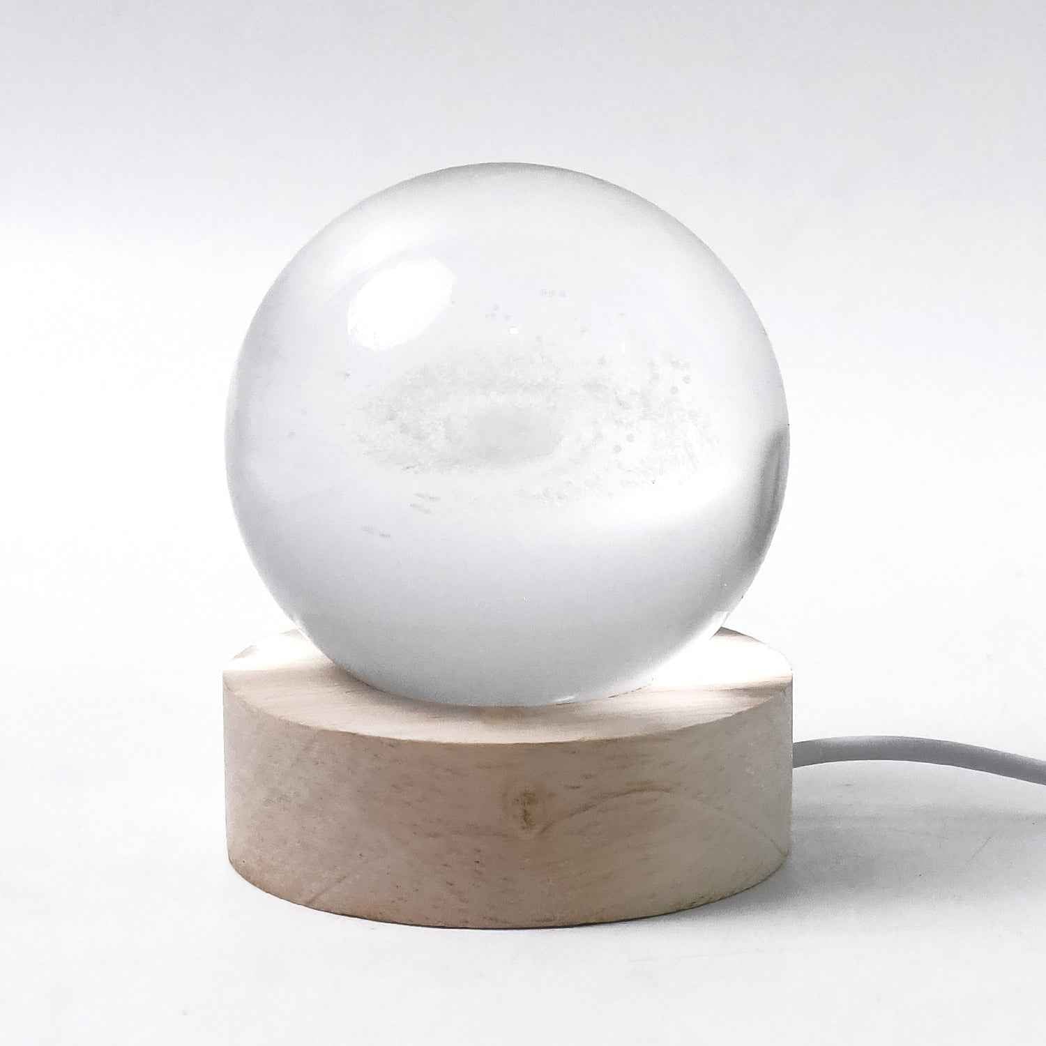 3D Crystal Ball Lamp – Magical Night Light & Elegant Decor