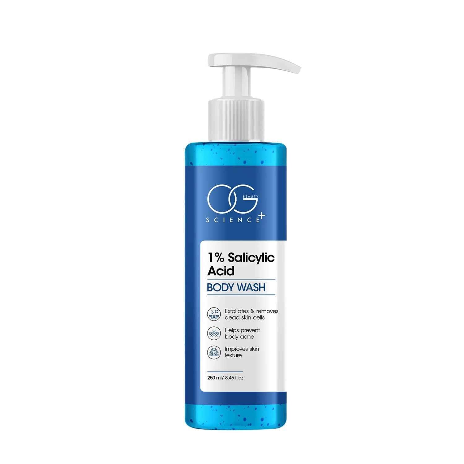 Salicylic Acid Body Wash – 1% Anti-Acne Exfoliating Gel