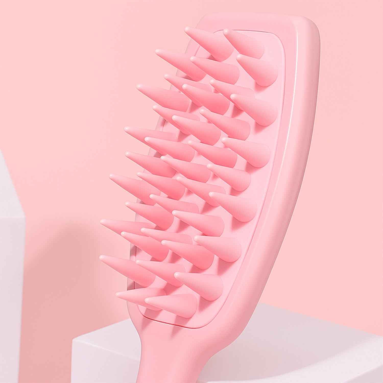 Silicone Scalp Massager – Soft Bristles for Deep Cleansing