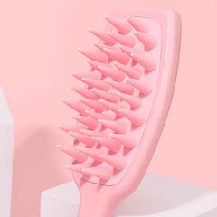 Silicone Scalp Massager – Soft Bristles for Deep Cleansing