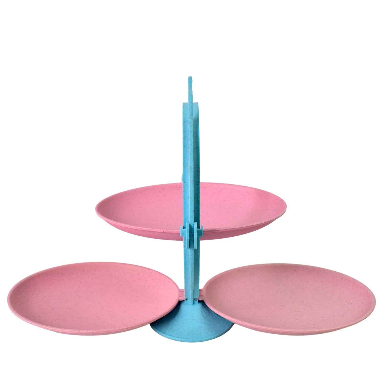 Foldable Fruit Plate Ð Space-Saving Multi-Use Kitchen Organizer
