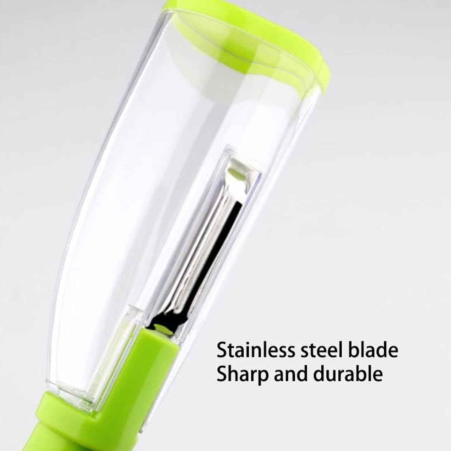 Smart Vegetable Peeler – Mess-Free with Container | Quickslice
