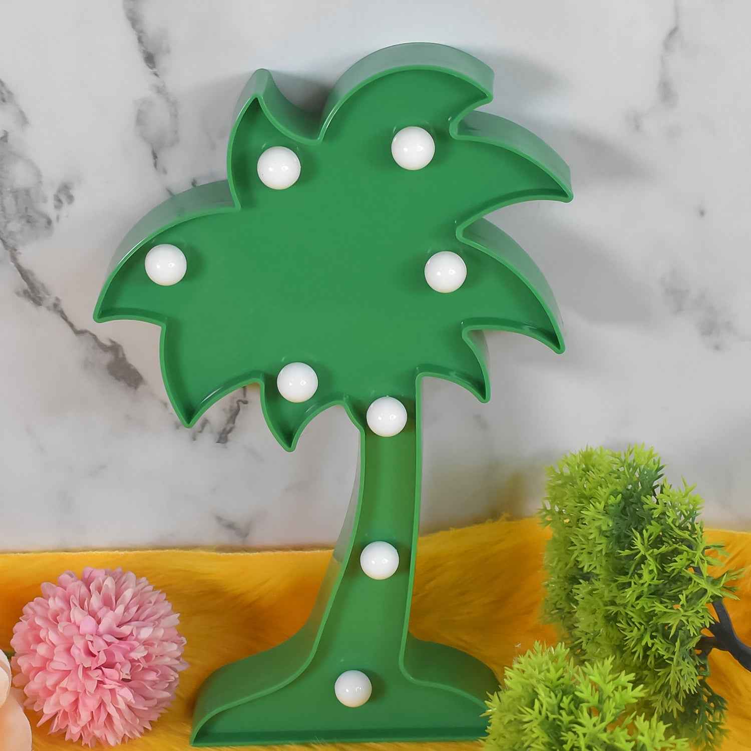 Coconut Tree LED Lamp – Romantic Table Night Light | Tidy Table