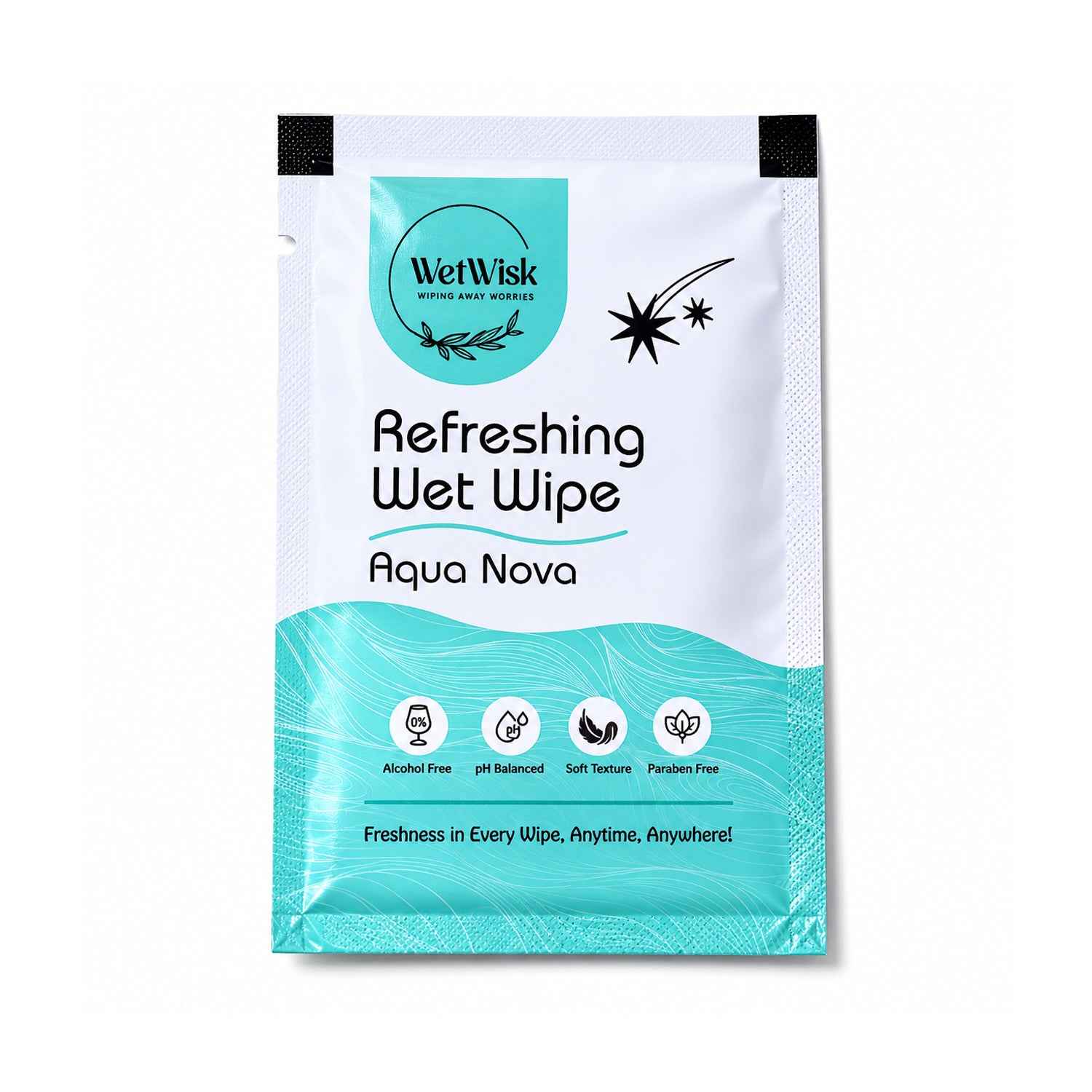 Aqua Nova Refreshing Wet Wipe Ð Gentle & Travel-Friendly Cleansing