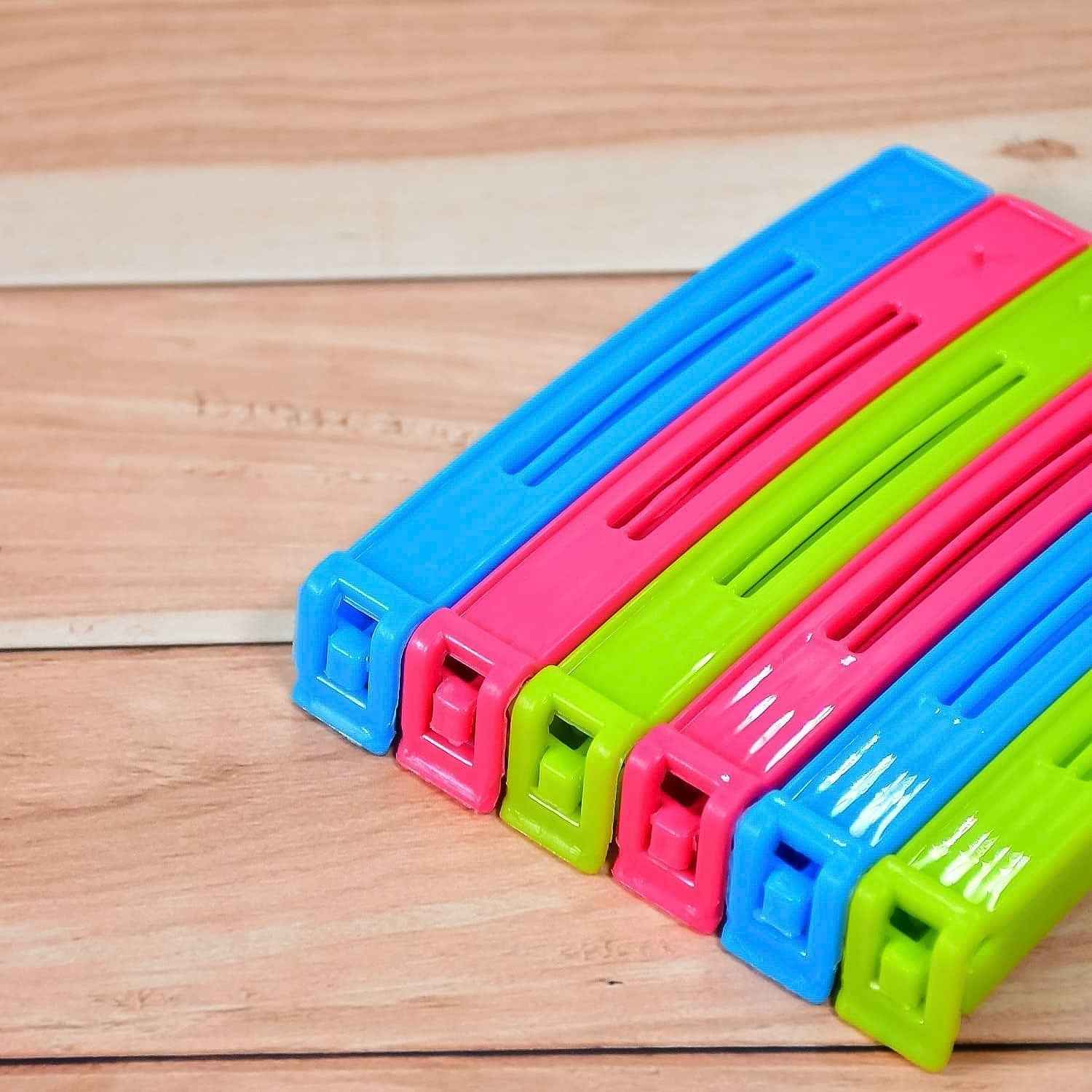 Plastic Pouch Sealer Clips – 18-Piece Airtight Food Bag Clips