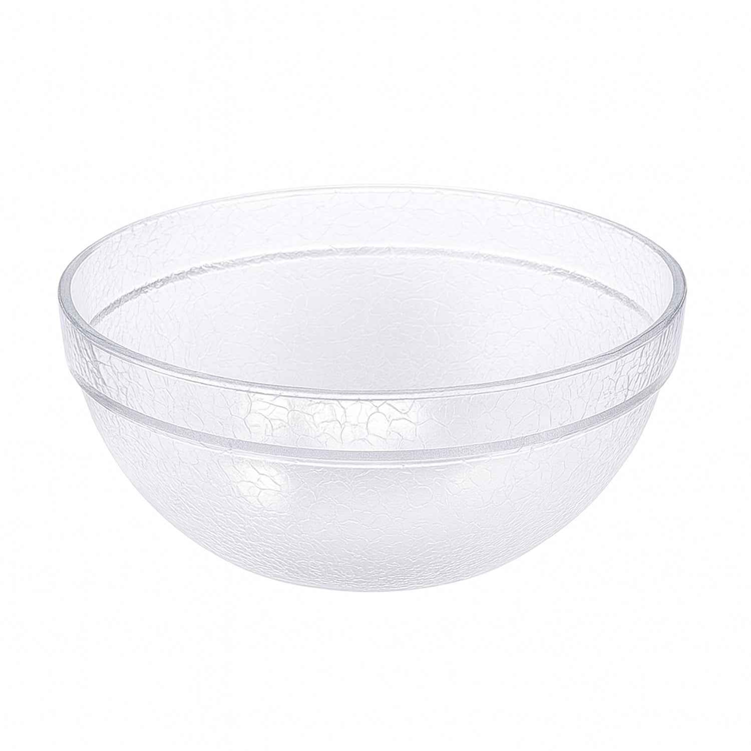 Idli Mixing Bowl – Transparent Textured Plastic, Spill-Resistant