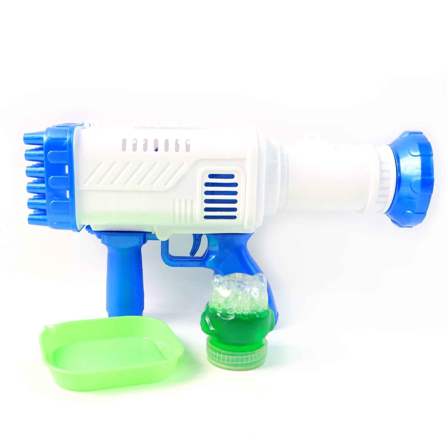 Bubble Gun for Kids – 32 Holes, Powerful Blaster | Play & Move
