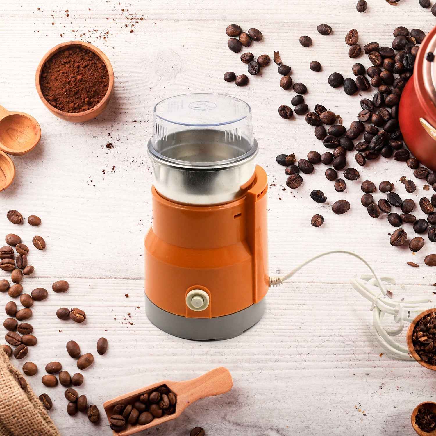 Electric Coffee Grinder – Portable Multi-Function Mill | ChefAura