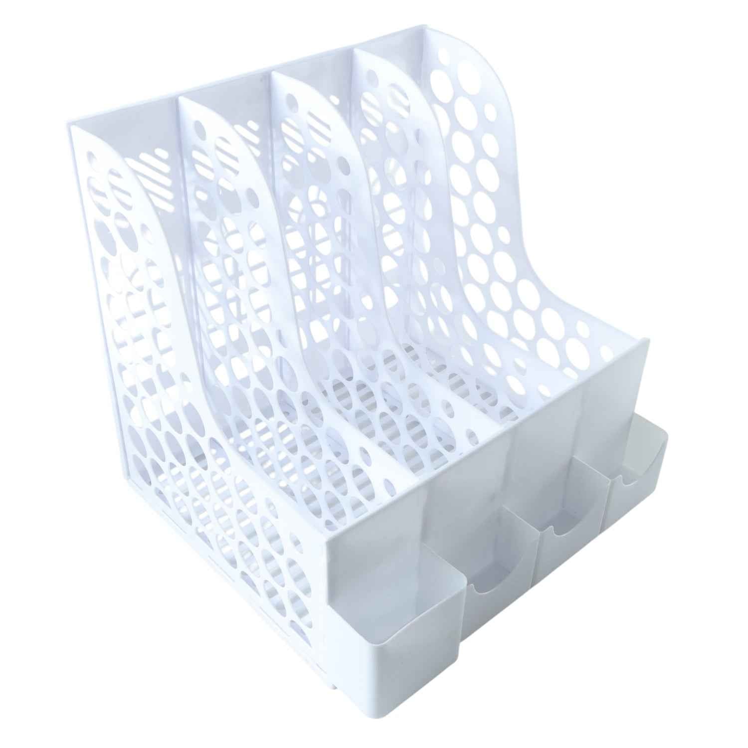 Desk Organizer File Holder – Vertical Multipurpose Workspace Storage