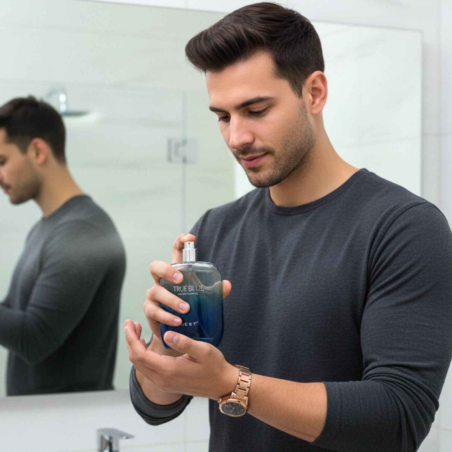 Men's Long Lasting Aquatic Perfume – Fresh Signature Scent
