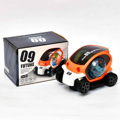 Rotating Stunt Car Toy – 360° Bump & Go Fun | Spark Tots