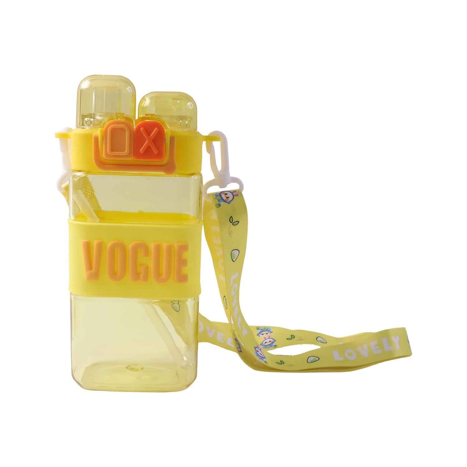 Kids Water Bottle Ð Leakproof Straw & Portable Carry Strap
