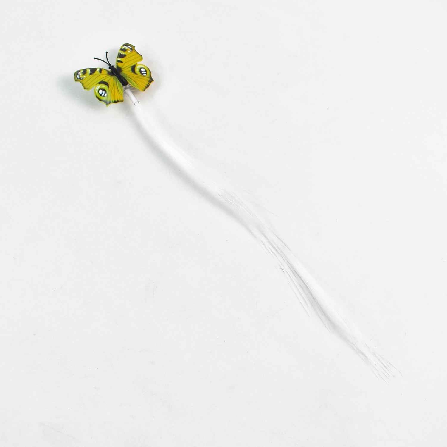 LED Butterfly Hair Braid Clip – Light-Up Party Accessory