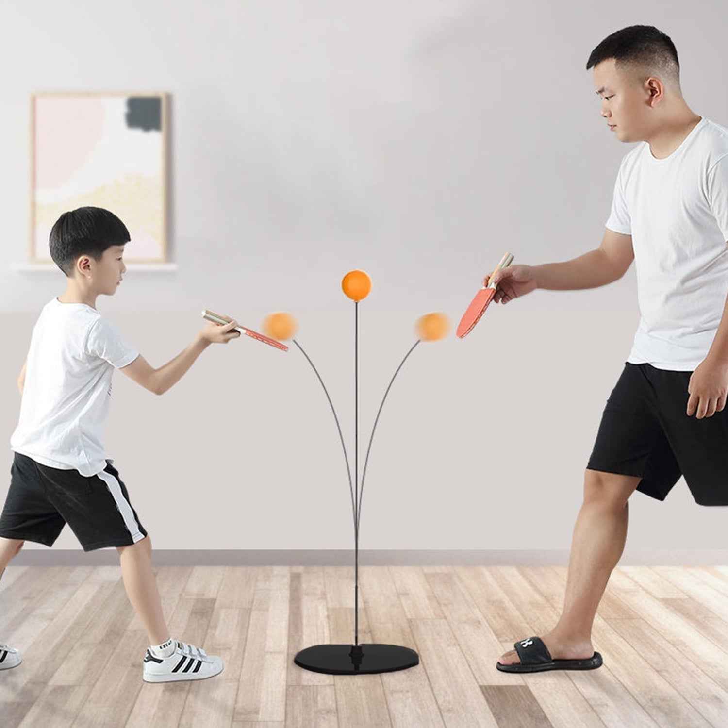 Table Tennis Trainer Set – Portable Wiff Waff for Self Training