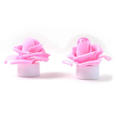 Rose LED Flickering Tealight Candles – Romantic Flameless Glow