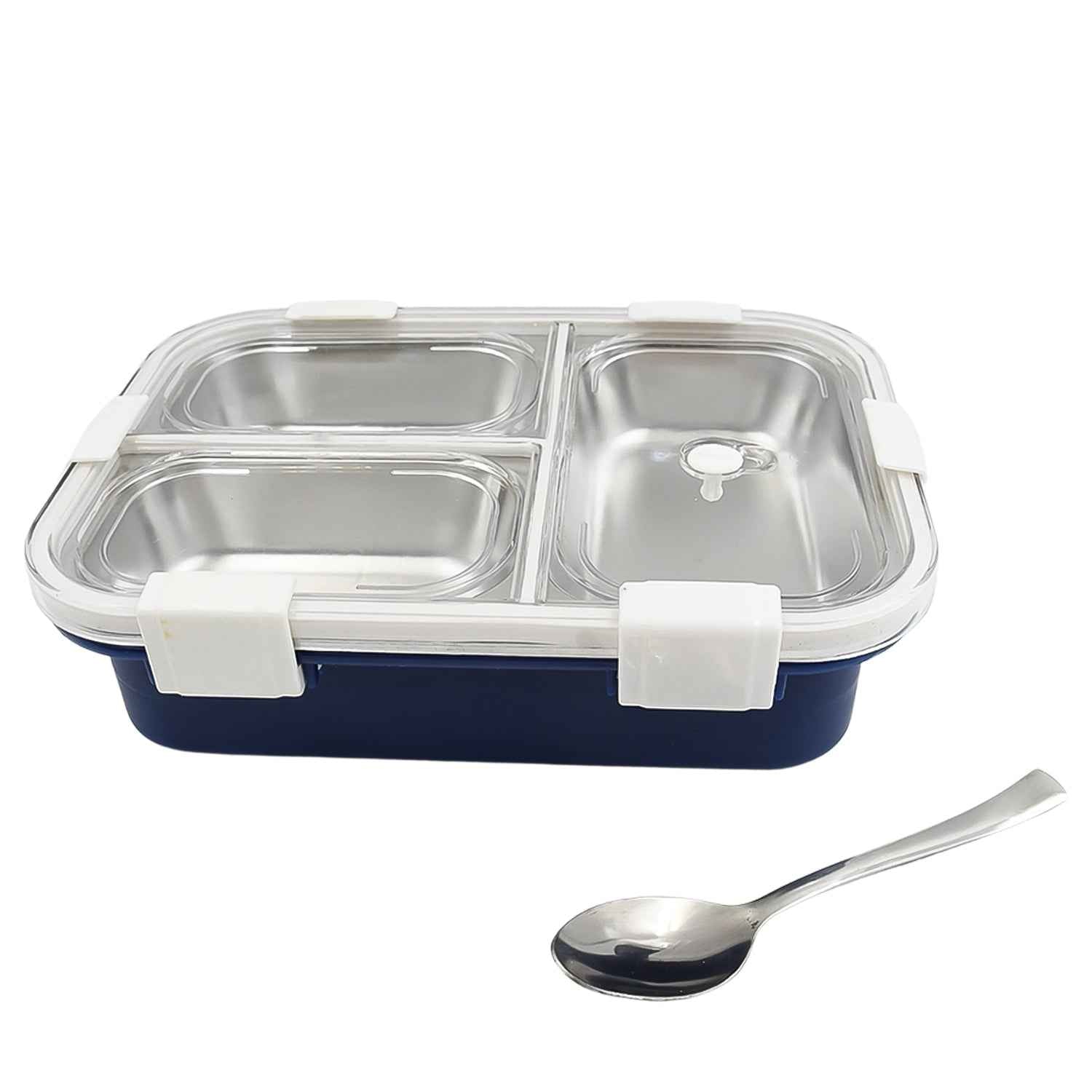 Insulated Lunch Box – 3-Compartment Stainless Steel | Lunchie Bunchie