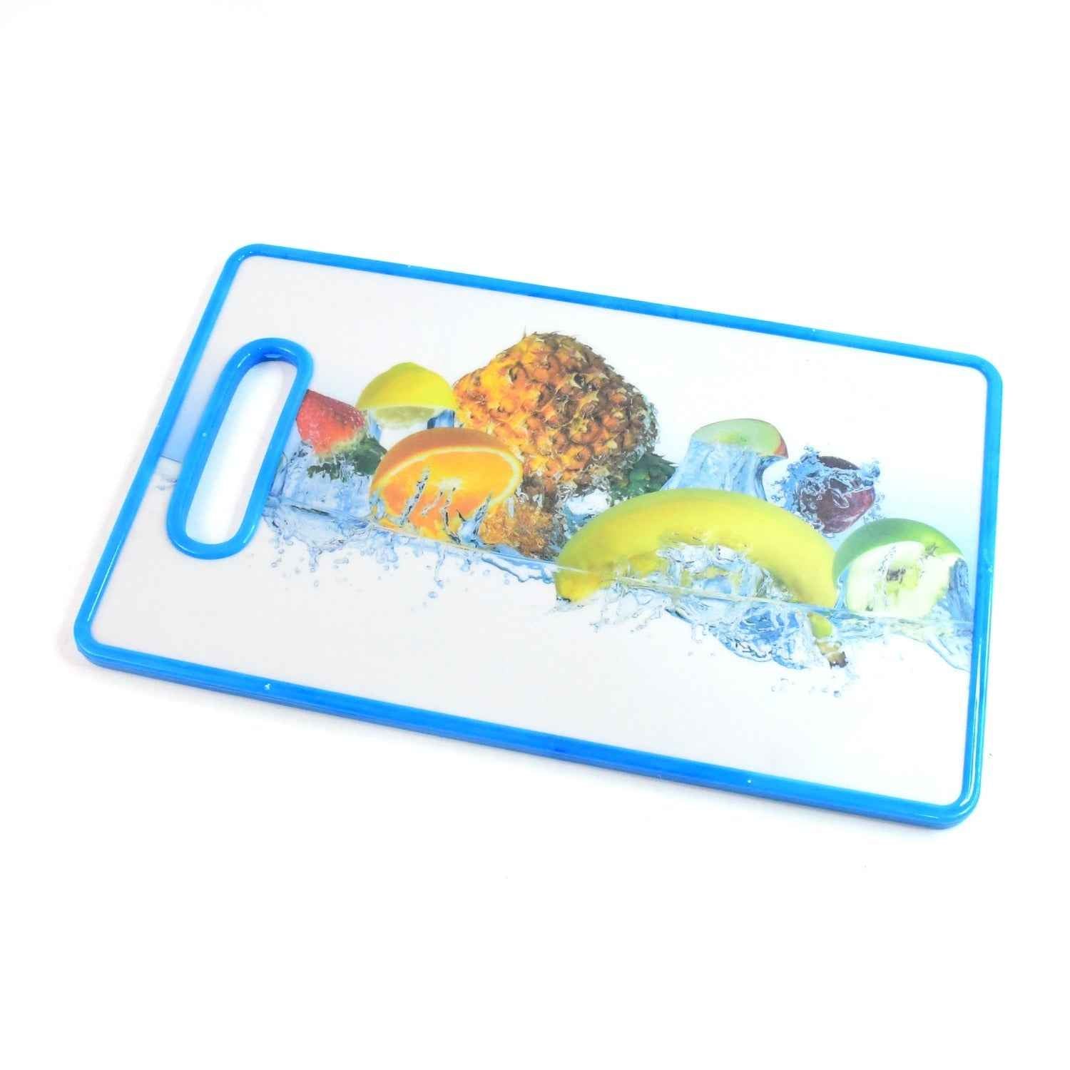 Fruit Print Cutting Board – Large 36x22 cm Kitchen Chopping Board
