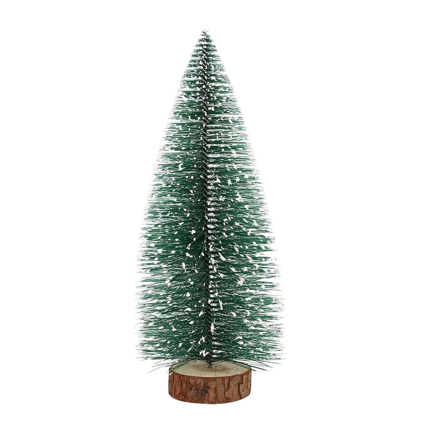 Mini Artificial Christmas Tree with Snow Effect – Compact Festive Decor