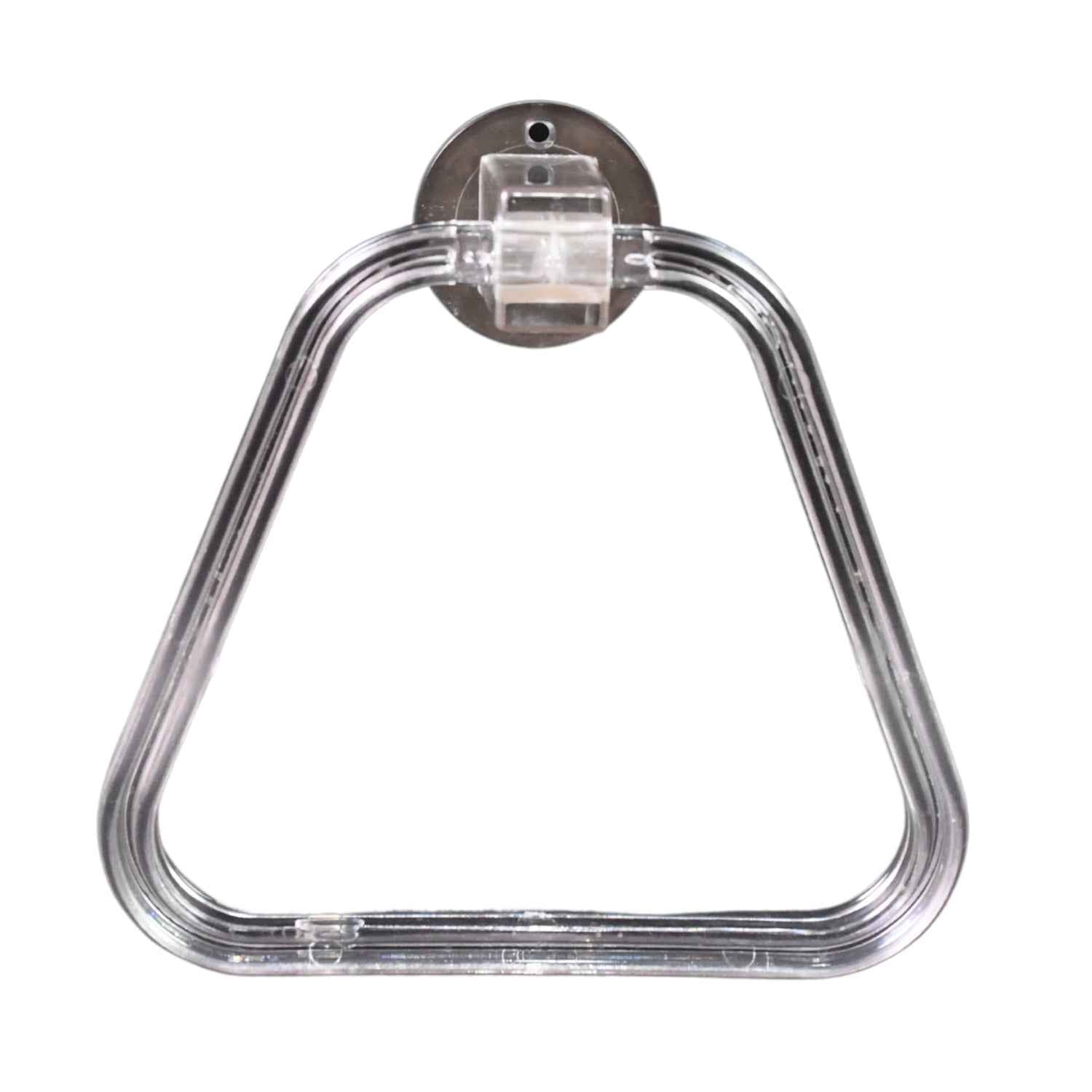 ABS Towel Ring Holder – Unbreakable Square Wall Mount | BathNova