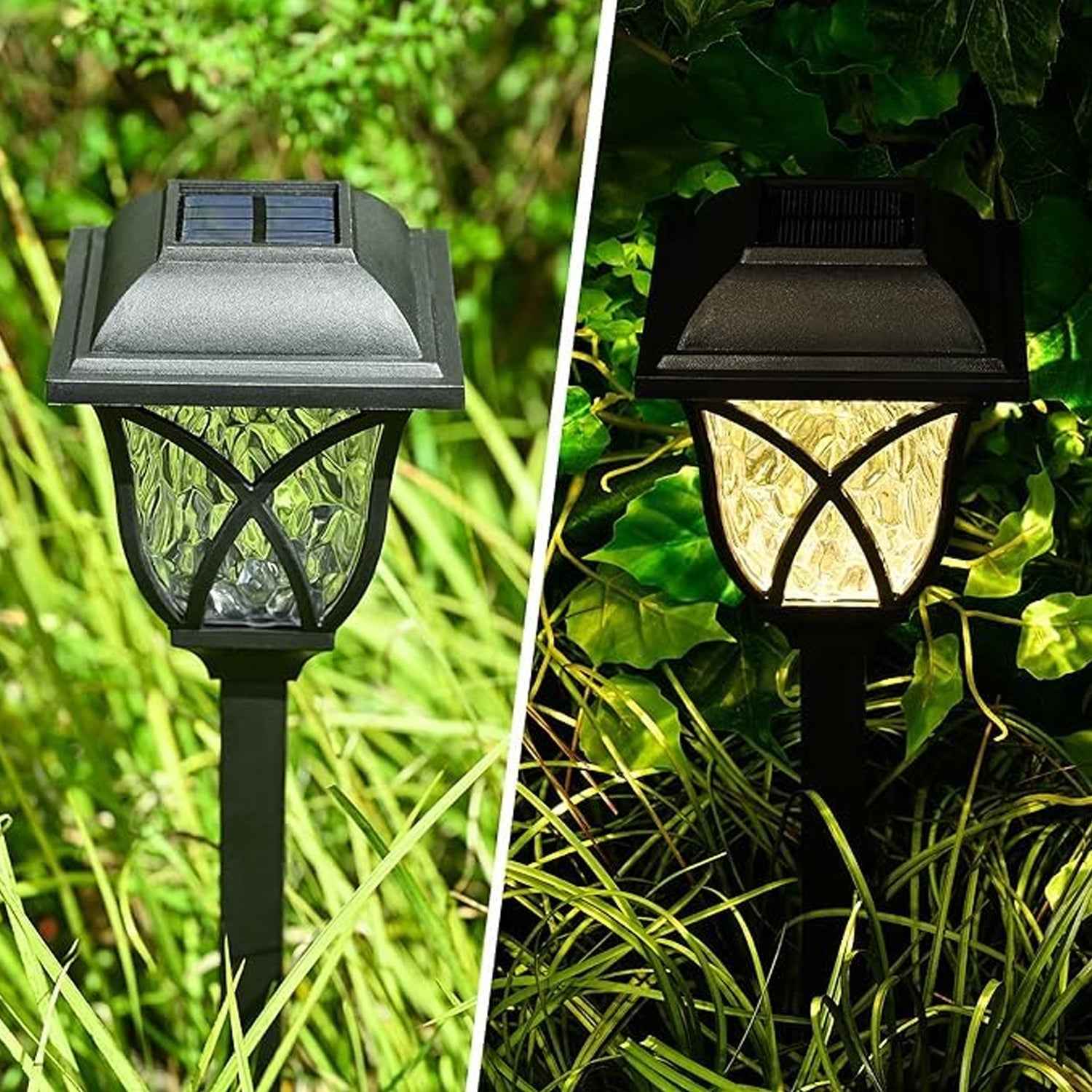 Solar Pathway Lights – Water-Ripple Garden Lighting | FitFuzion