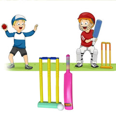 Kids Cricket Bat Set – Plastic Fun for Boys & Girls |