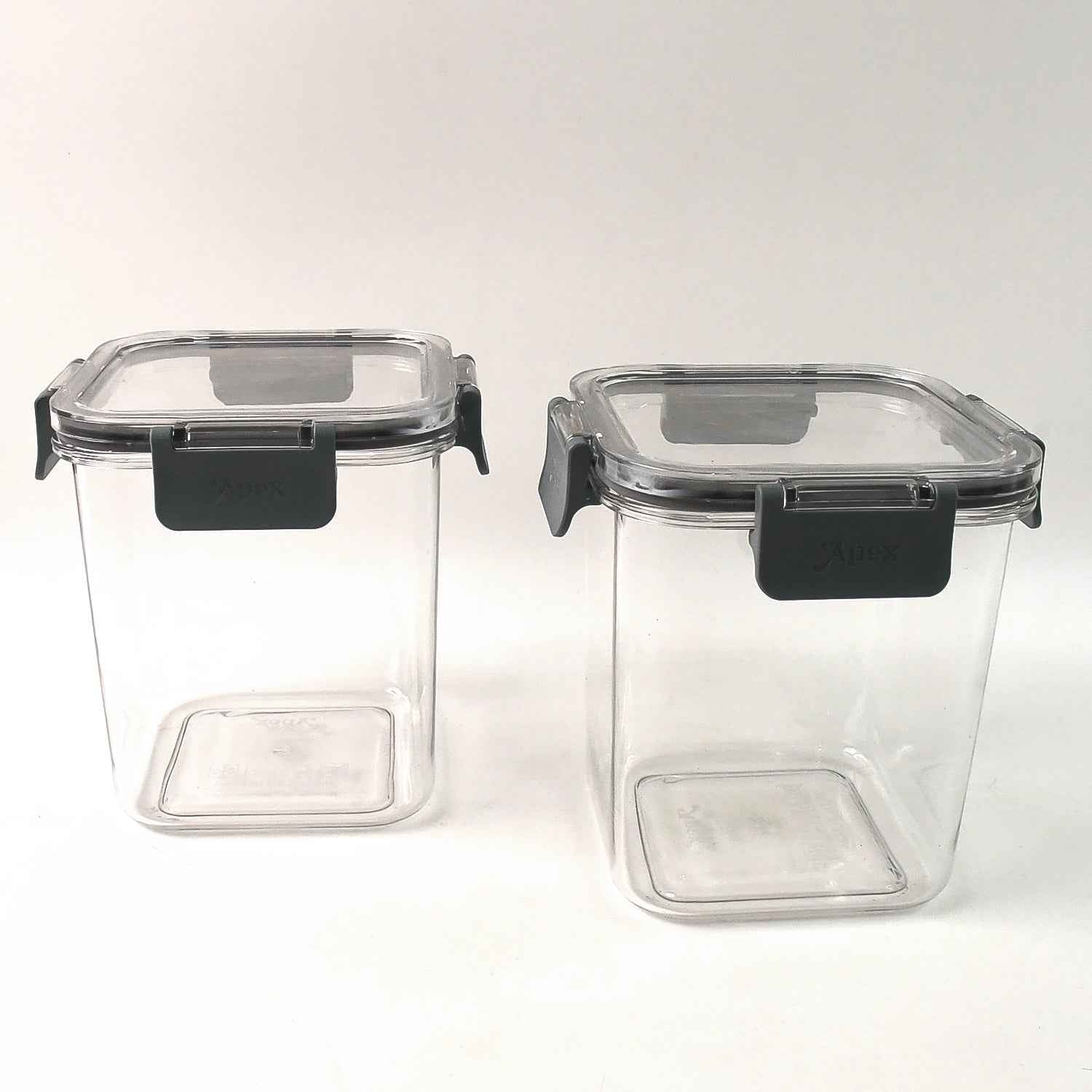 Airtight Food Storage Containers – 2x 900ml Press N’ Lock Set