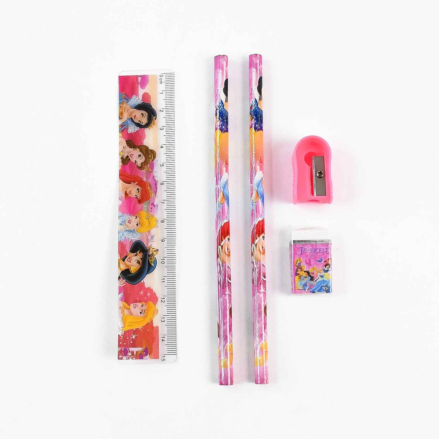 Cartoon Wooden Pencil Set – 5-in-1 Kids Stationery | Writezo