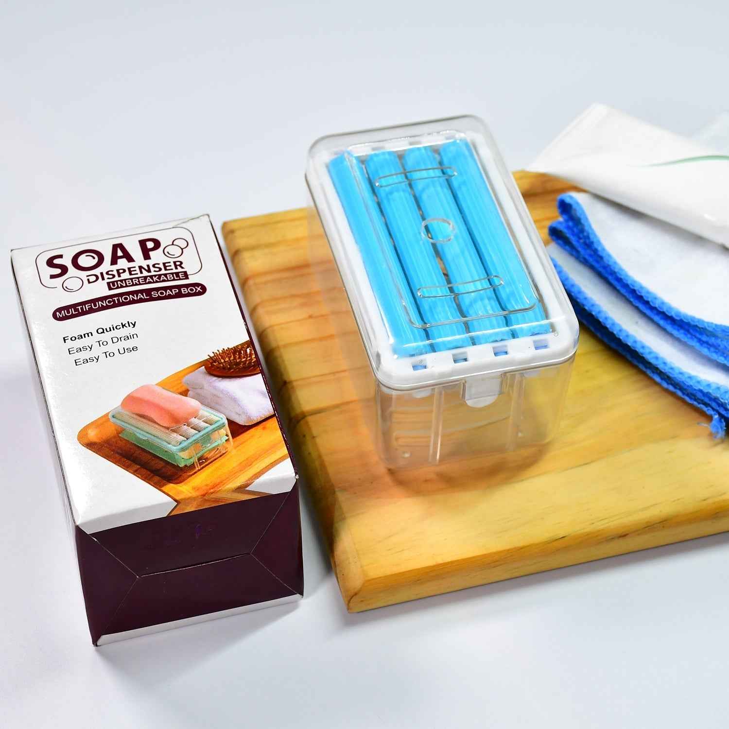 Soap Dispenser – 2-in-1 Portable Foaming with Roller | VelvetBubbles