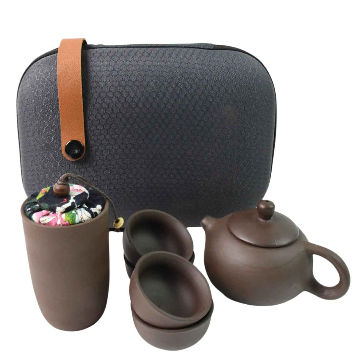Portable Kung Fu Tea Set Ð Complete 6-Piece Travel Kit for Tea Lovers