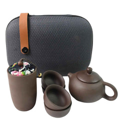 Portable Kung Fu Tea Set Ð Complete 6-Piece Travel Kit for Tea Lovers