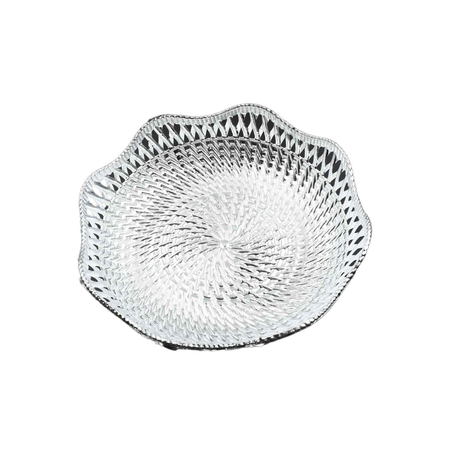 Mukhwas Serving Tray – Durable Plastic, Traditional Round 18cm |