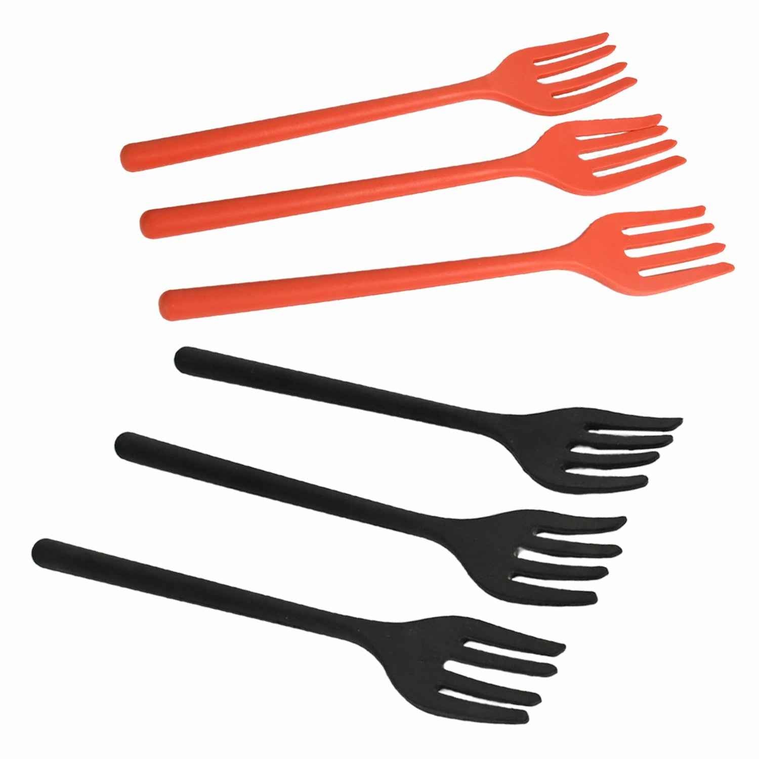 Silicone Cooking Forks – Heat-Resistant 6-Pc Set | Indo Glow
