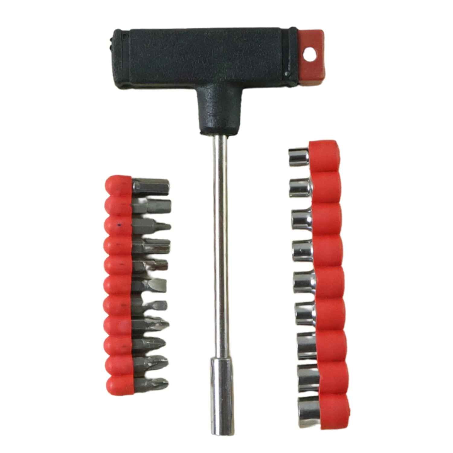 T Handle Screwdriver Set – 20-in-1 Interchangeable Heads Kit