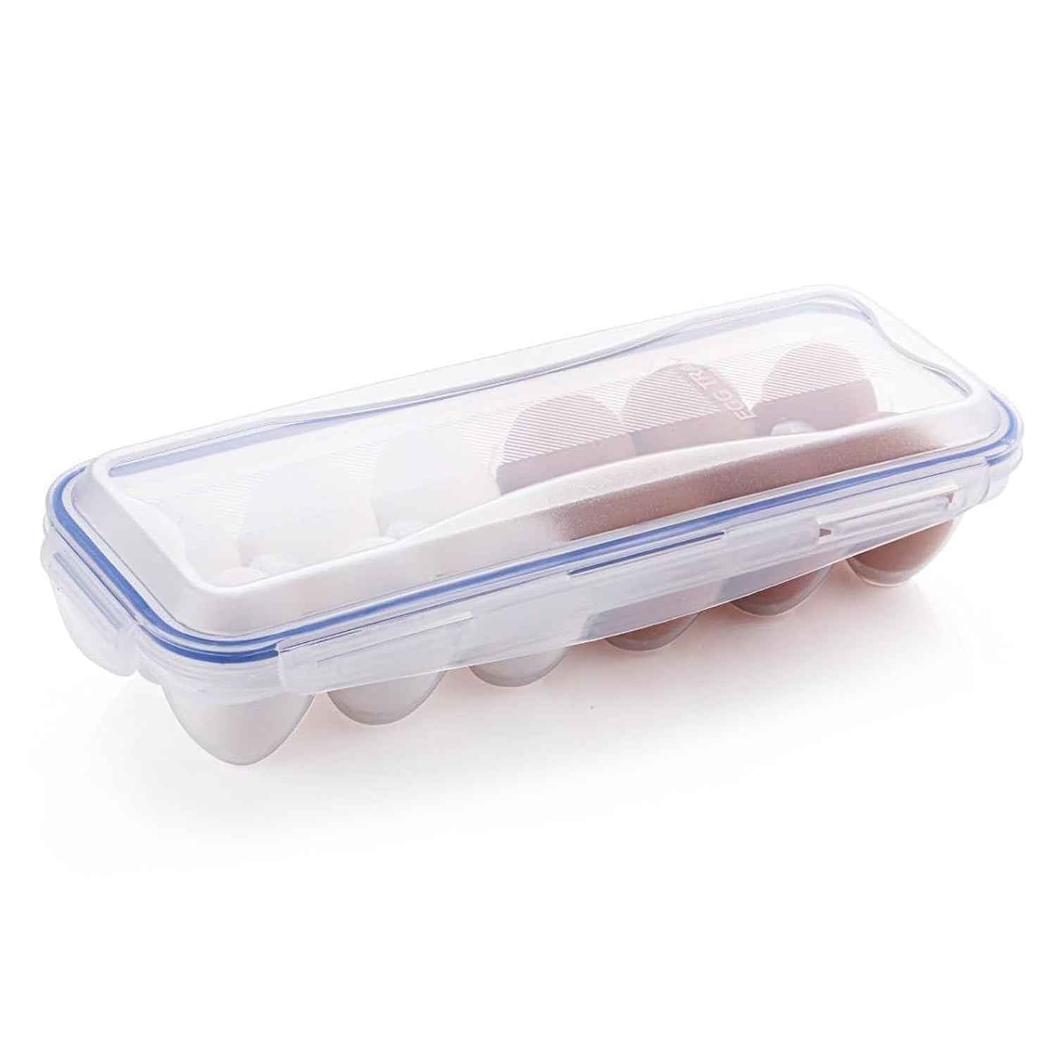 Egg Storage Box – 12-Grid Airtight Refrigerator Organizer