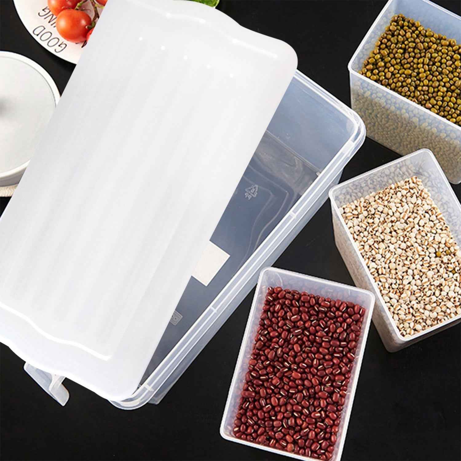 Refrigerator Organizer Box – 3 Compartments, Airtight | Lunchie Bunchie