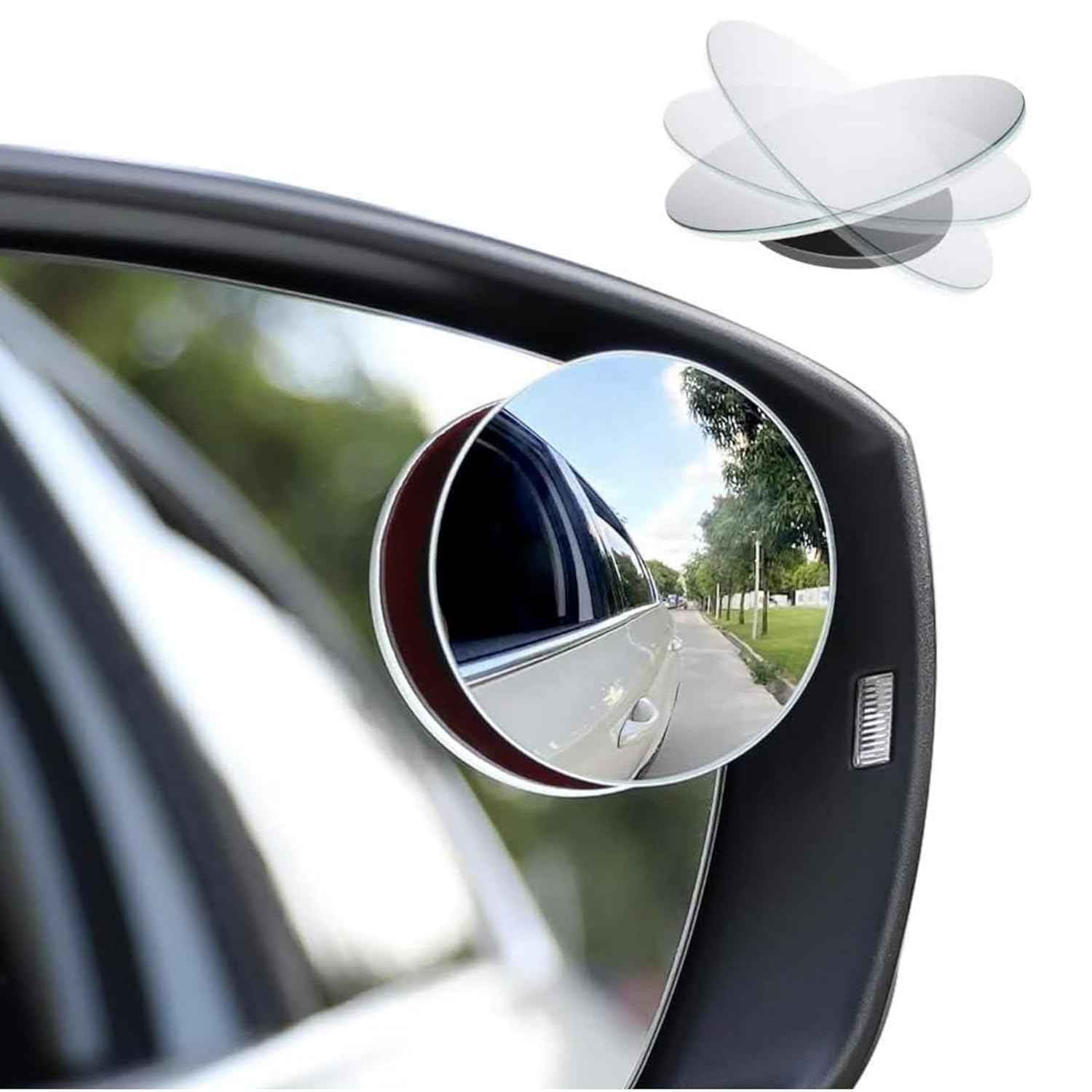 Car Blind Spot Mirror Ð Wide-Angle Safety Side Mirror for Cars