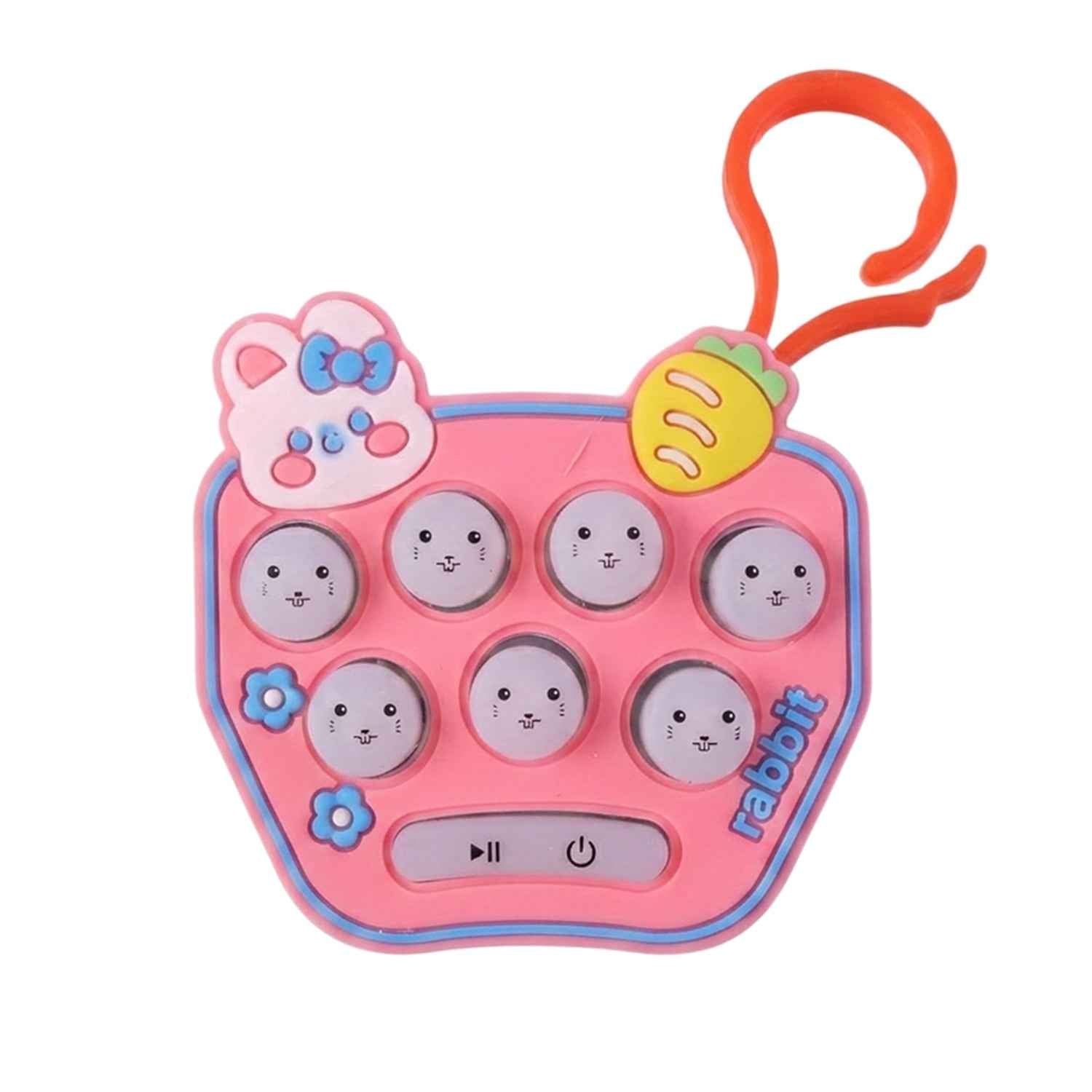 Cute Cartoon Music Push Button Toy Keychain Ð Light & Portable Fun