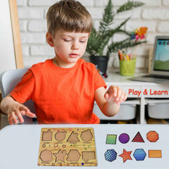 Wooden Triangle Puzzle – Educational Toy for Kids | Inventive Play