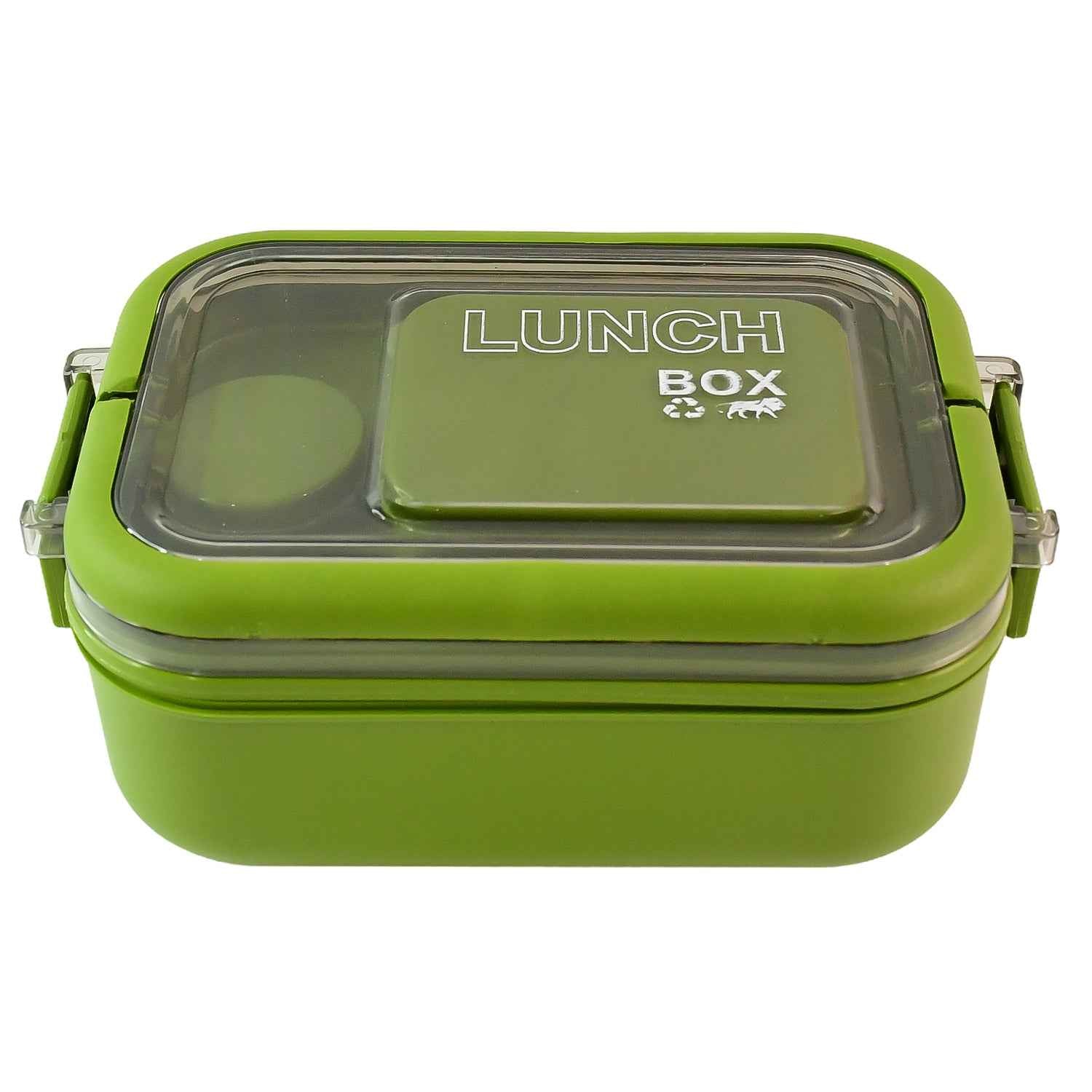 Lunch box showcasing quick snap compartments perfect for meal separation