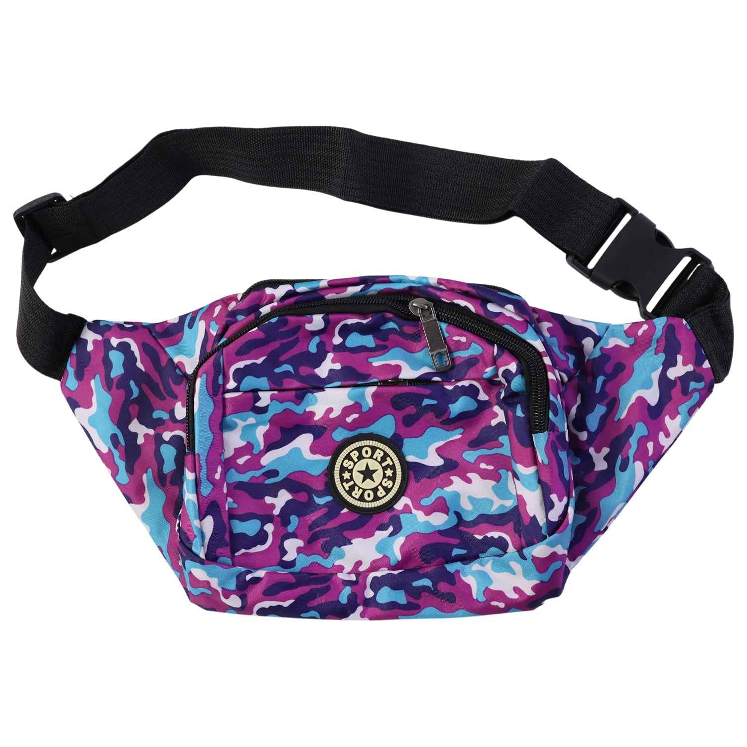 Camouflage Waist Bag – Adjustable Belt for Travel Sports