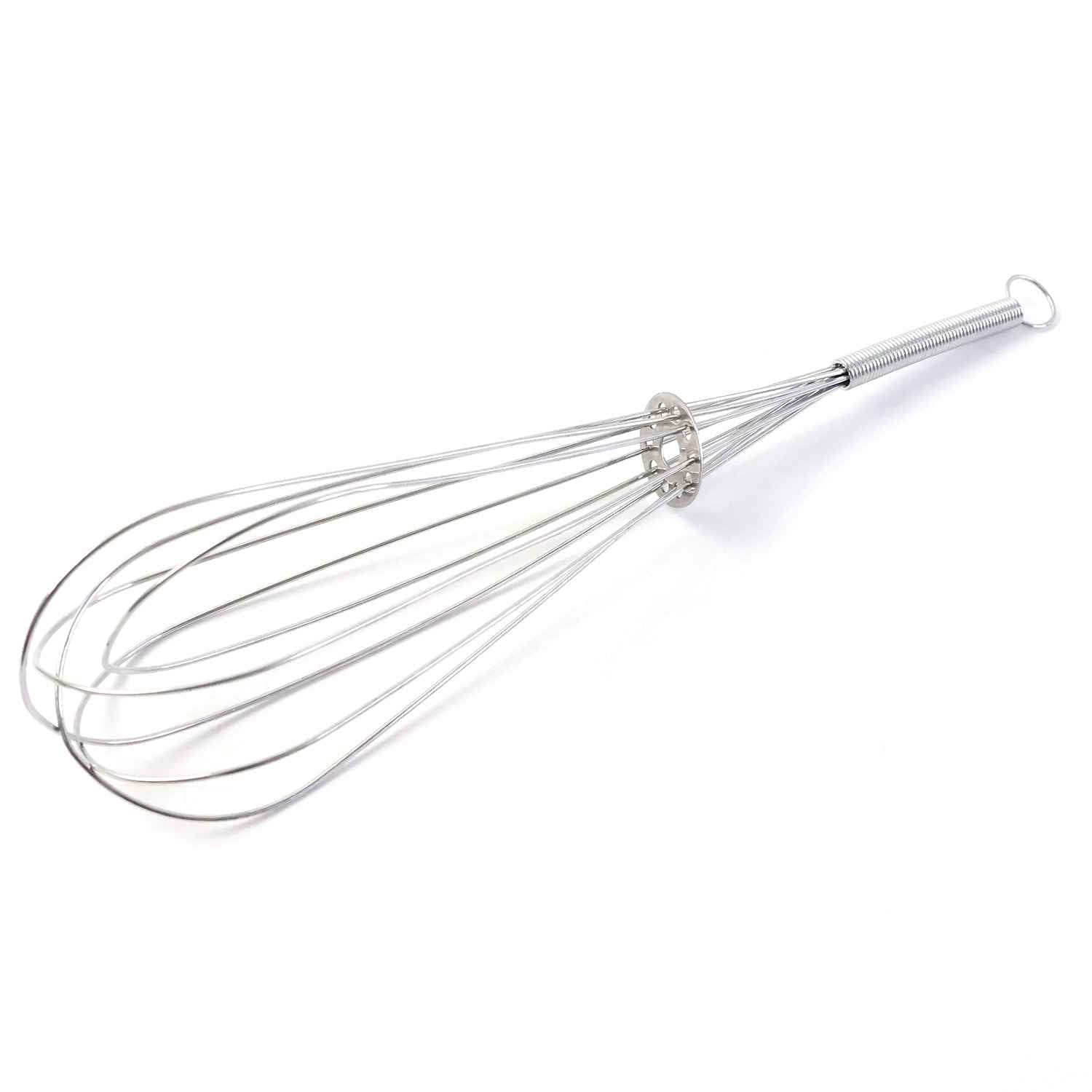 Stainless Steel Egg Beater Whisk – Manual Balloon Whisk for Baking