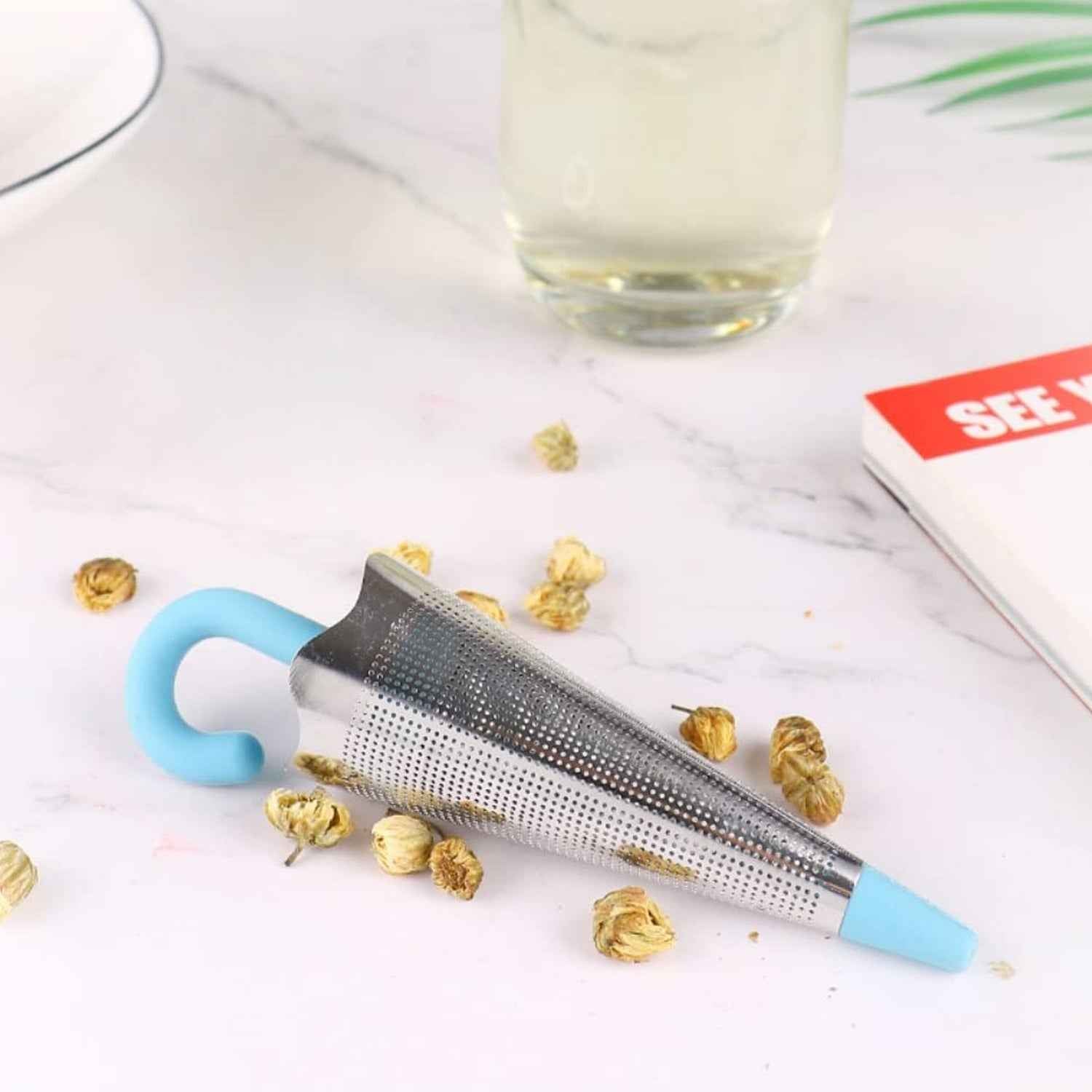 Umbrella Tea Strainer – Cute Silicone Infuser for Loose Leaf | Siplix