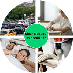 Noise Reduction Earplugs – Soft Foam for Sleep & Travel | XcelSafe