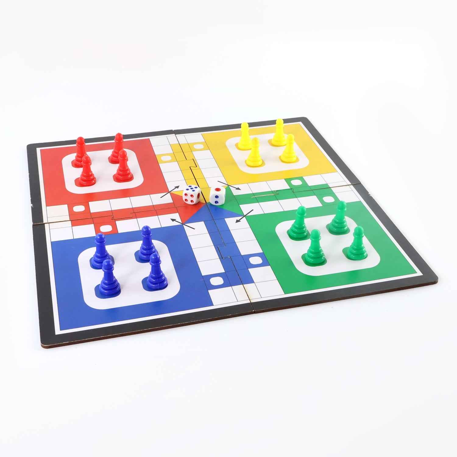Pocket Ludo Game – Foldable Travel Board Set for Kids & Family